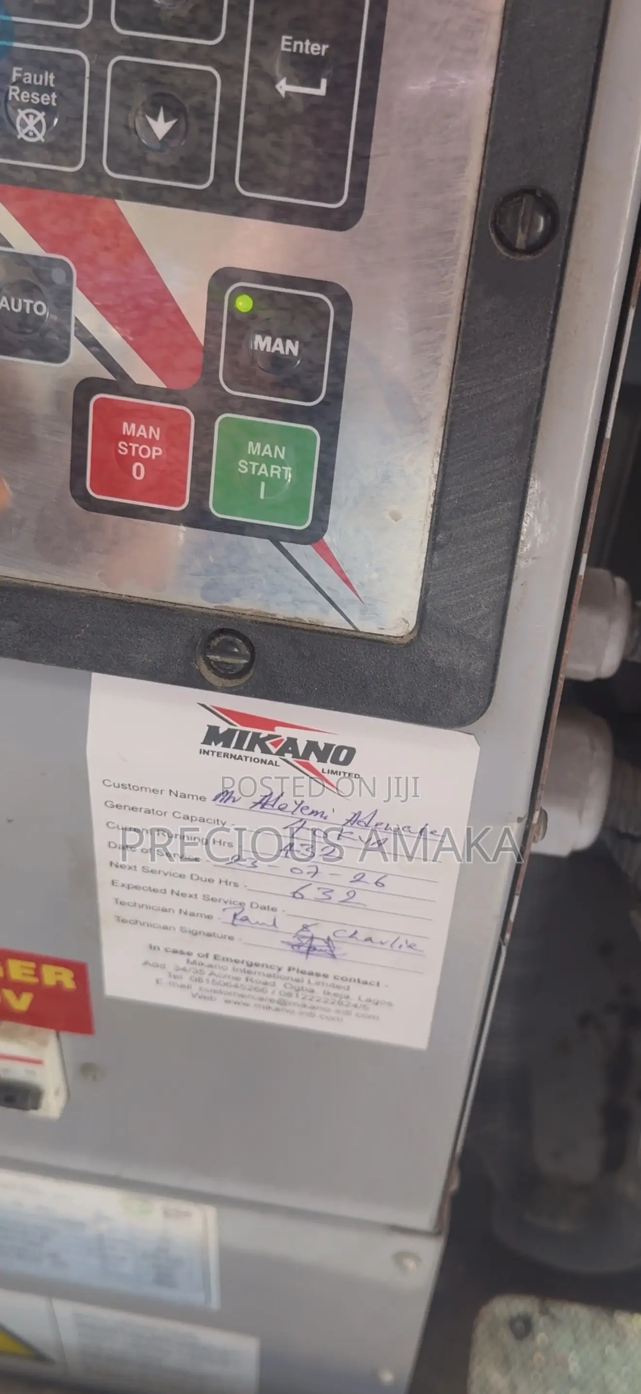 Mikano Generator 40kva