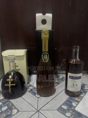 Premium Unopened Bar Display Bottles - Martell d'Usse