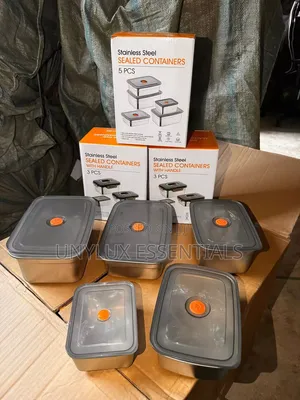 5in1 Stainless Steel Seal Container Set