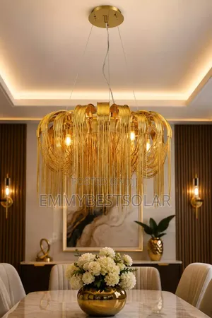 Nordic Tessel Aluminum Chain Chandelier Light