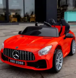 Red Mercedes-Benz AMG Electric Children Car for Kids Age 1-5 Remote