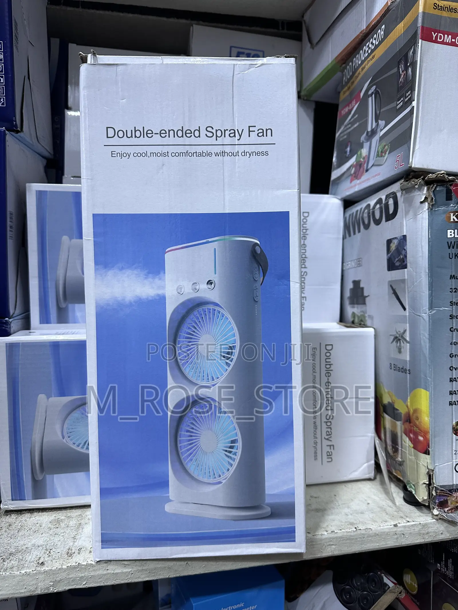 Double-Ended Spray Fan