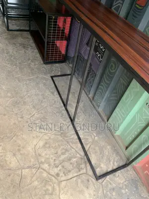 Metal Frame Wall Table