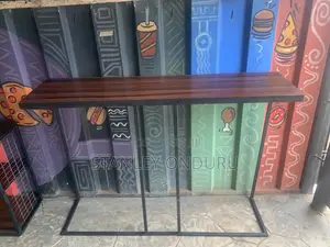 Metal Frame Wall Table