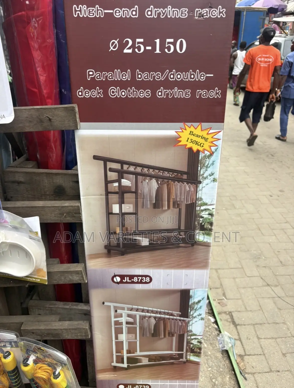 Parallel Bars Double-Deck Clothes Drying Rack
