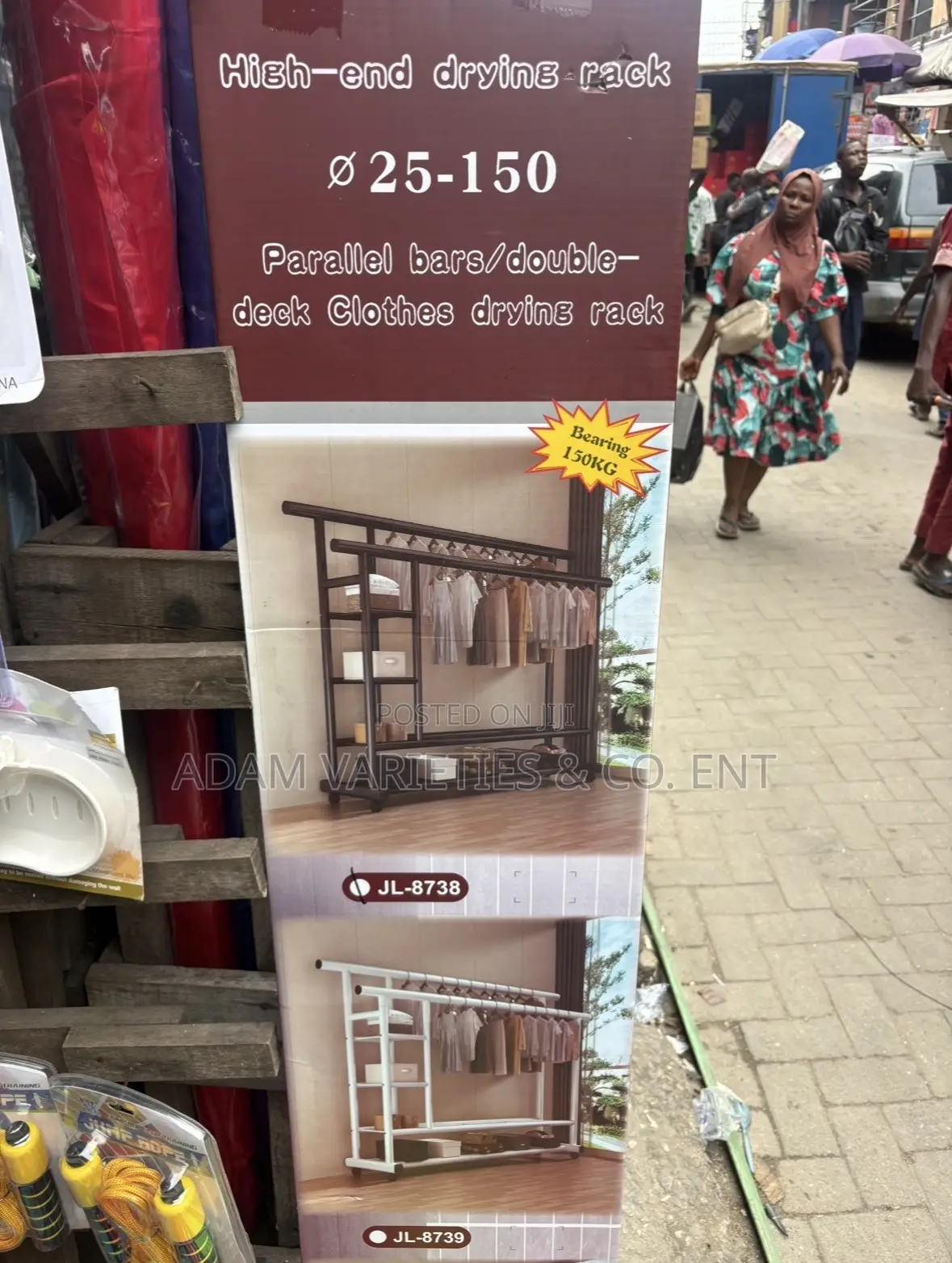 Parallel Bars Double-Deck Clothes Drying Rack
