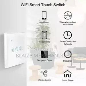 3-Gang Tuya Wi-Fi Smart Light Switch