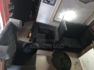A Month Used Complete Set of Palor Sofa Chairs Wit Glass Center Table