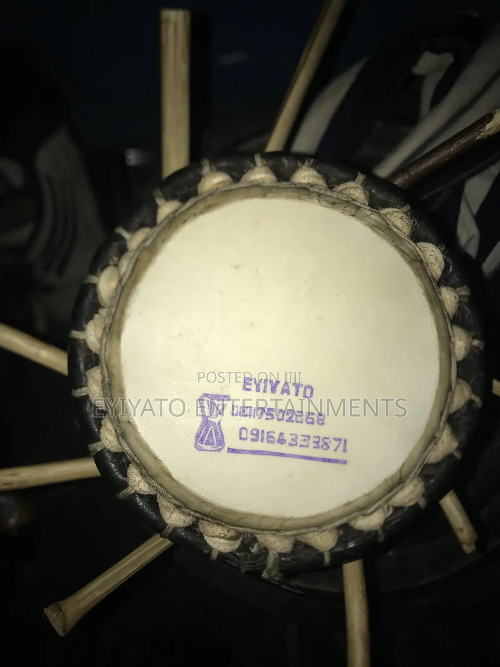 Newly Built Talking Drum