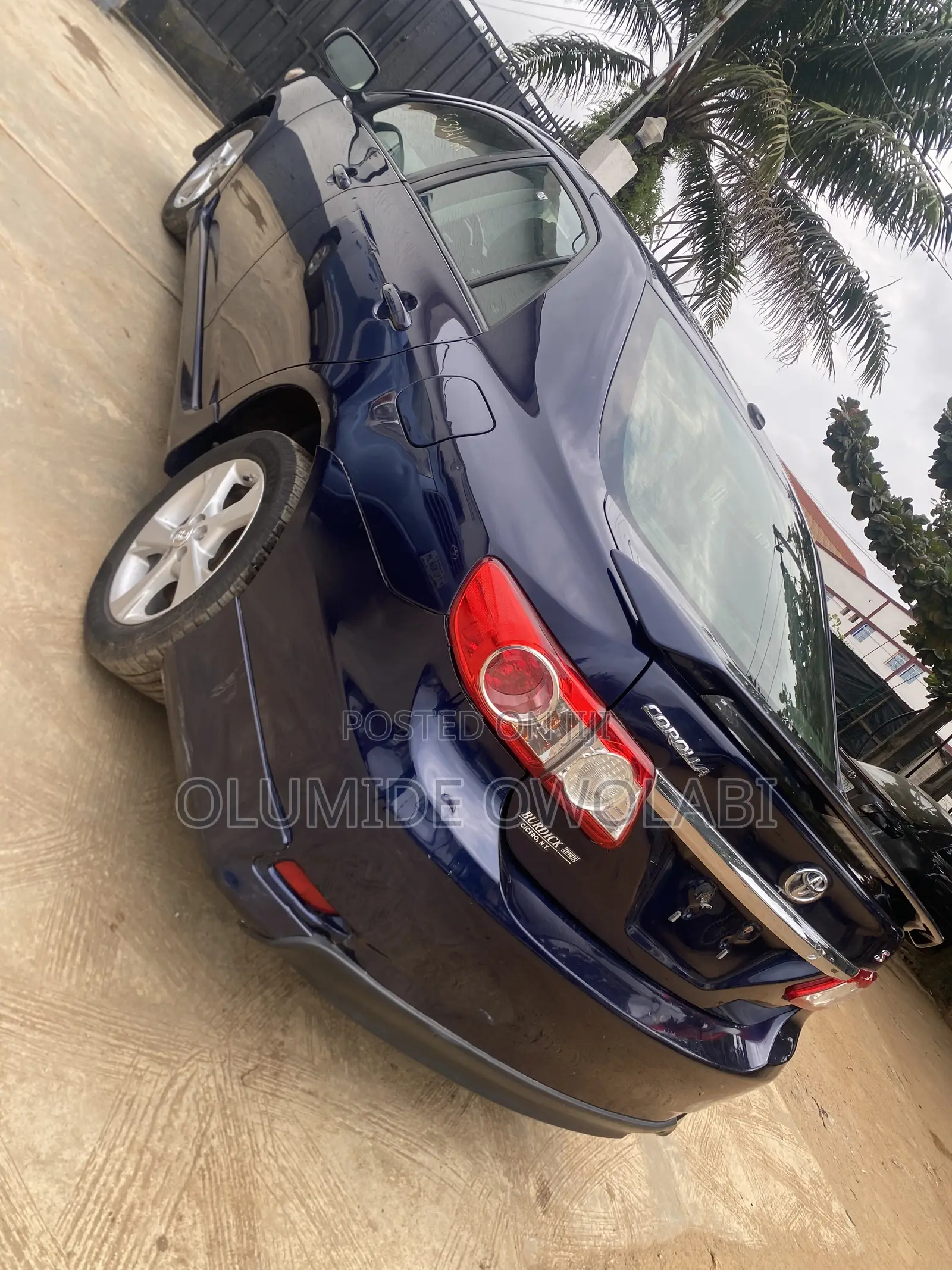 Toyota Corolla 2012 Blue