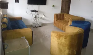 Custom-Made Luxury 7-Seater Velvet Sofa – 4-Piece Set – Mowe
