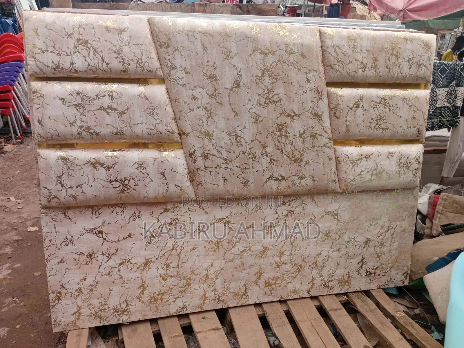 Complete Padded 6 by 6 Bed Frame With Quality Material