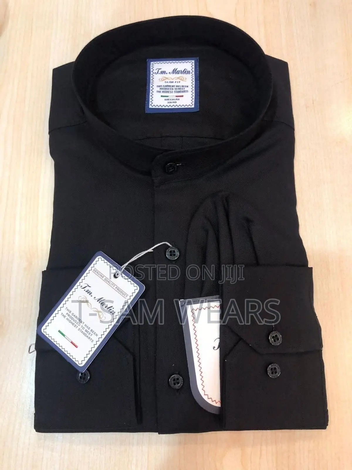 Tm Martin Bishop Neck Design Shirt