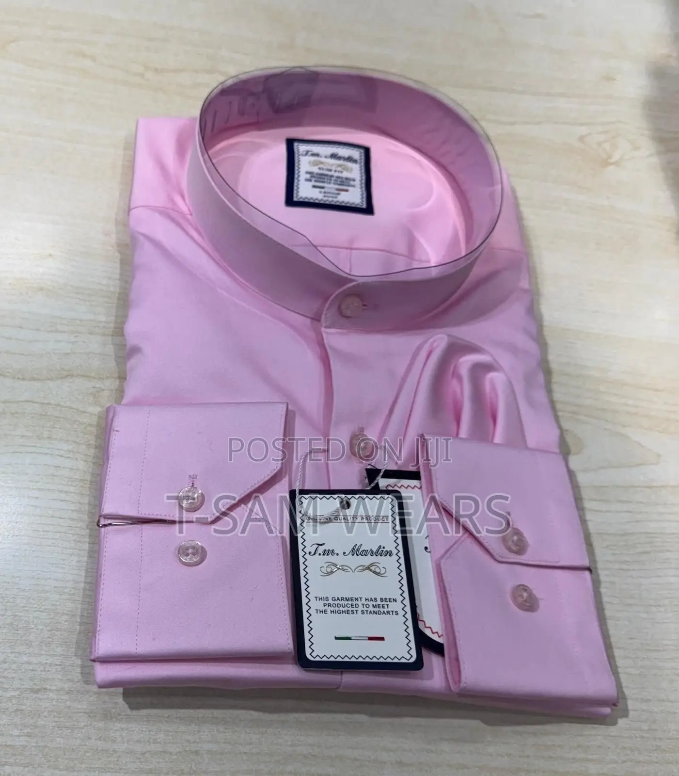 Tm Martin Bishop Neck Design Shirt