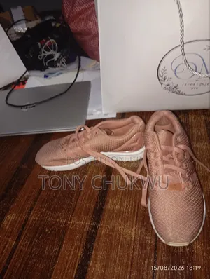 Neatly Used Pink Sneakers
