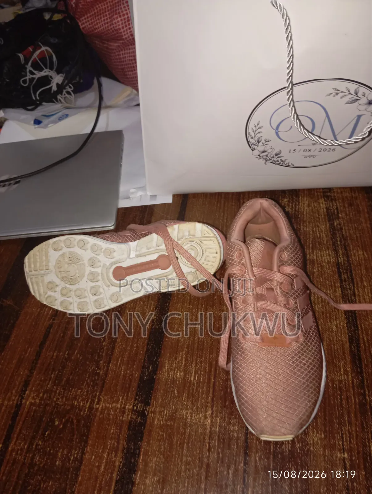 Neatly Used Pink Sneakers
