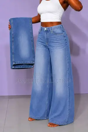 Women’s High-Waist Stylish Blue Jeans