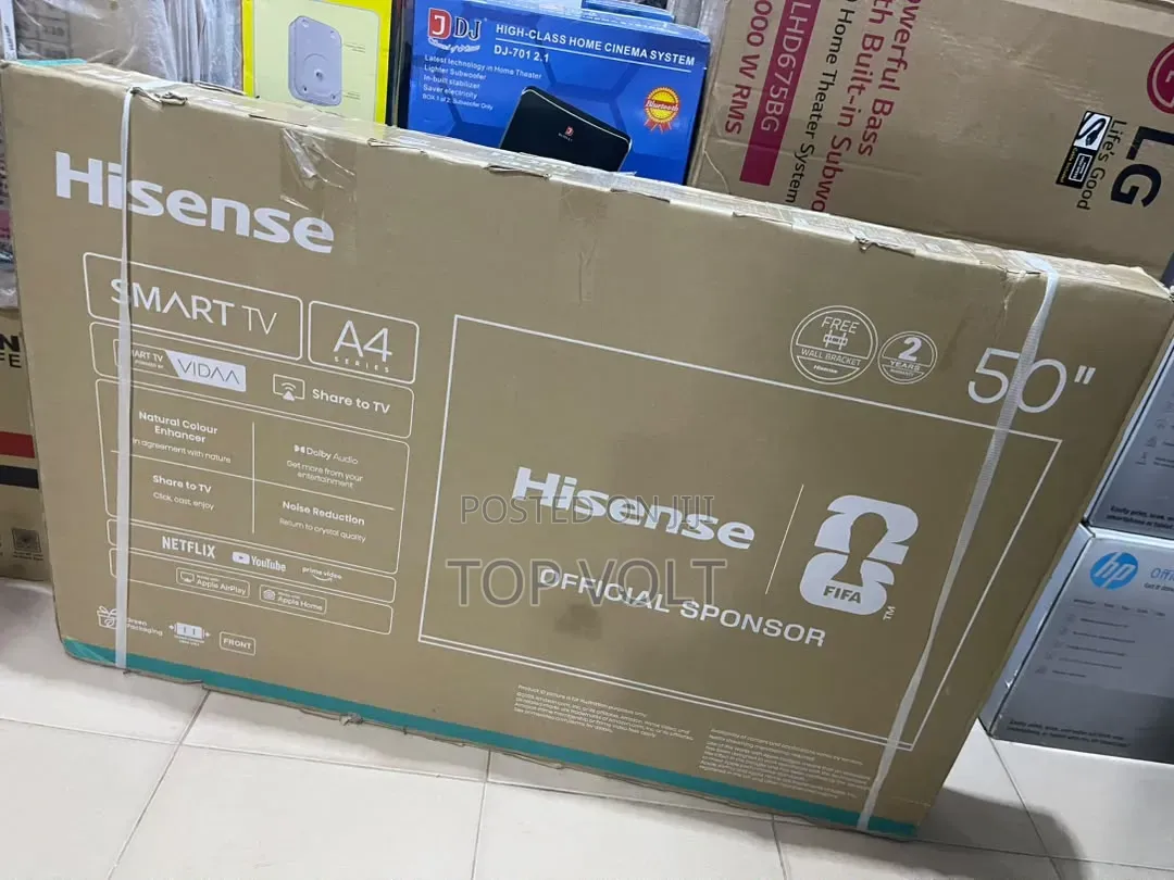 Hisense 50 Inch Smart LED Television – Sleek Modern Design