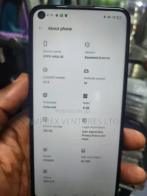 Oppo A93S 5G 256 GB Black