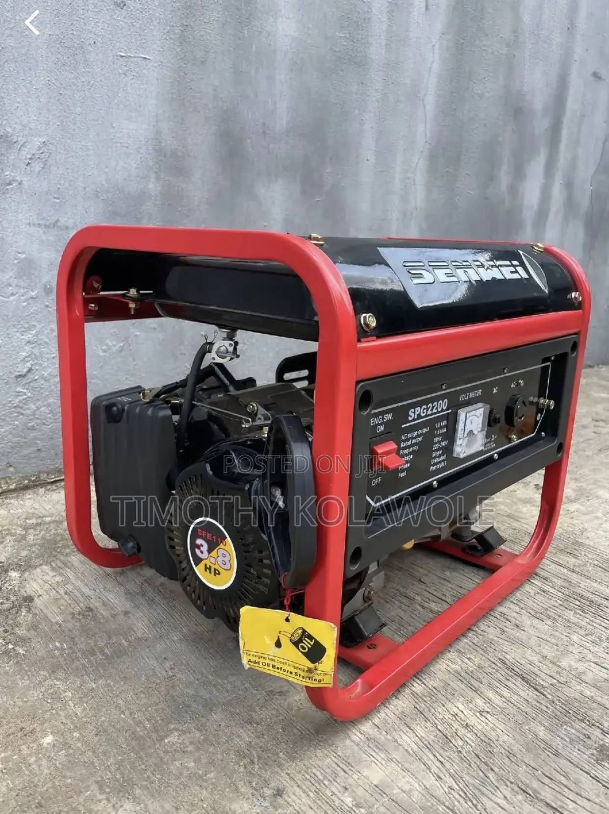 SENWEI 1.8Kva Generator
