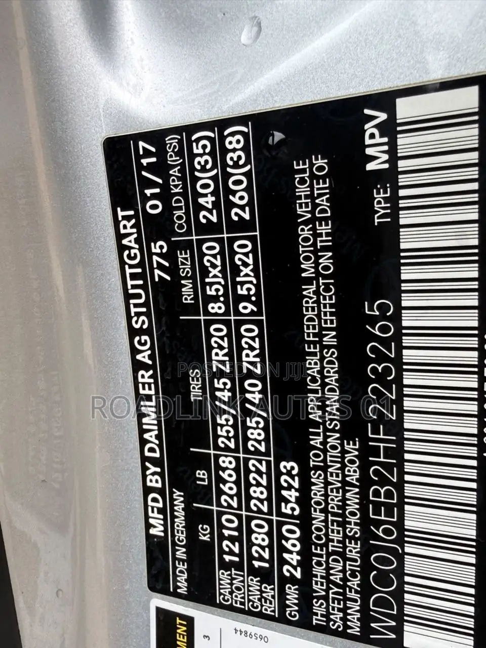 Mercedes-Benz GLC-Class 2017 Silver