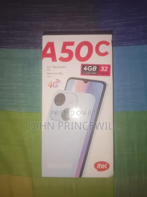 New Itel A50C 32 GB Black