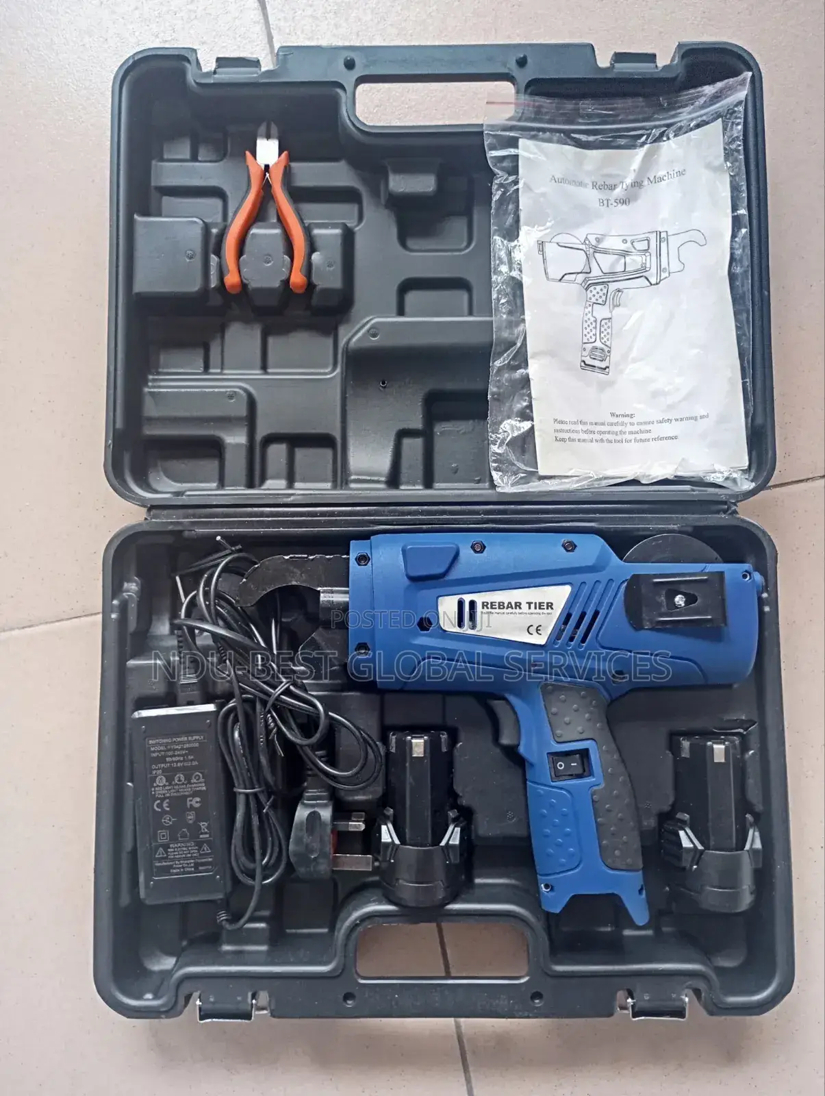 Automatic Cordless Rebar/Rod Tying Machine