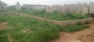 A Half Plot of Land With 5unites of Mini Flats Foundation Level