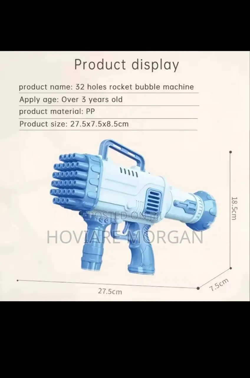 32 Hole Bubble Gun