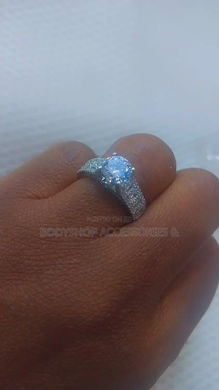 Sterling Silver Engagement Ring