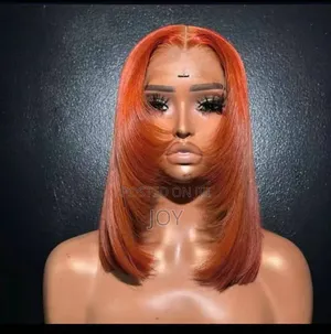 12" SDD Vietnamese Bone Straight Hair – Layered Ginger 2×6 Closure 