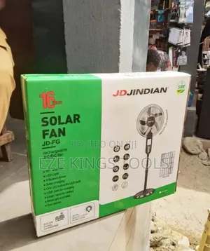 JD Jindian 16-Inch Solar Rechargeable Fan