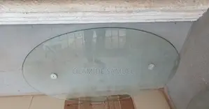 3 Pieces Stool and 1 Piece Centre Table Glass