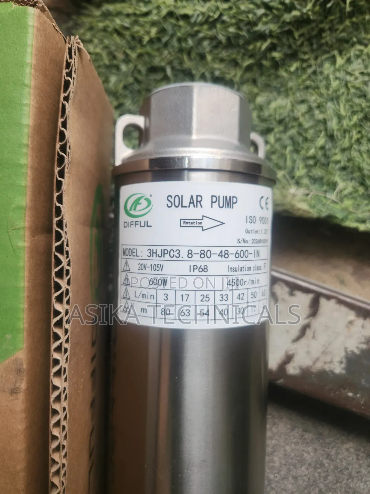 Difful Solar Submersible Pump