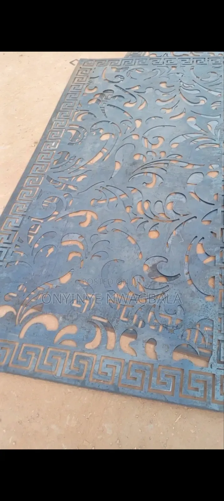 Laser Cut Design Pan