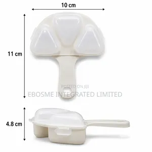 3-Piece Mini Triangular Onigiri Rice Ball Maker With Paddle
