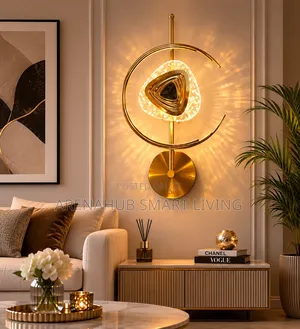 Glass Gold LED Wall Lamp 90~260V