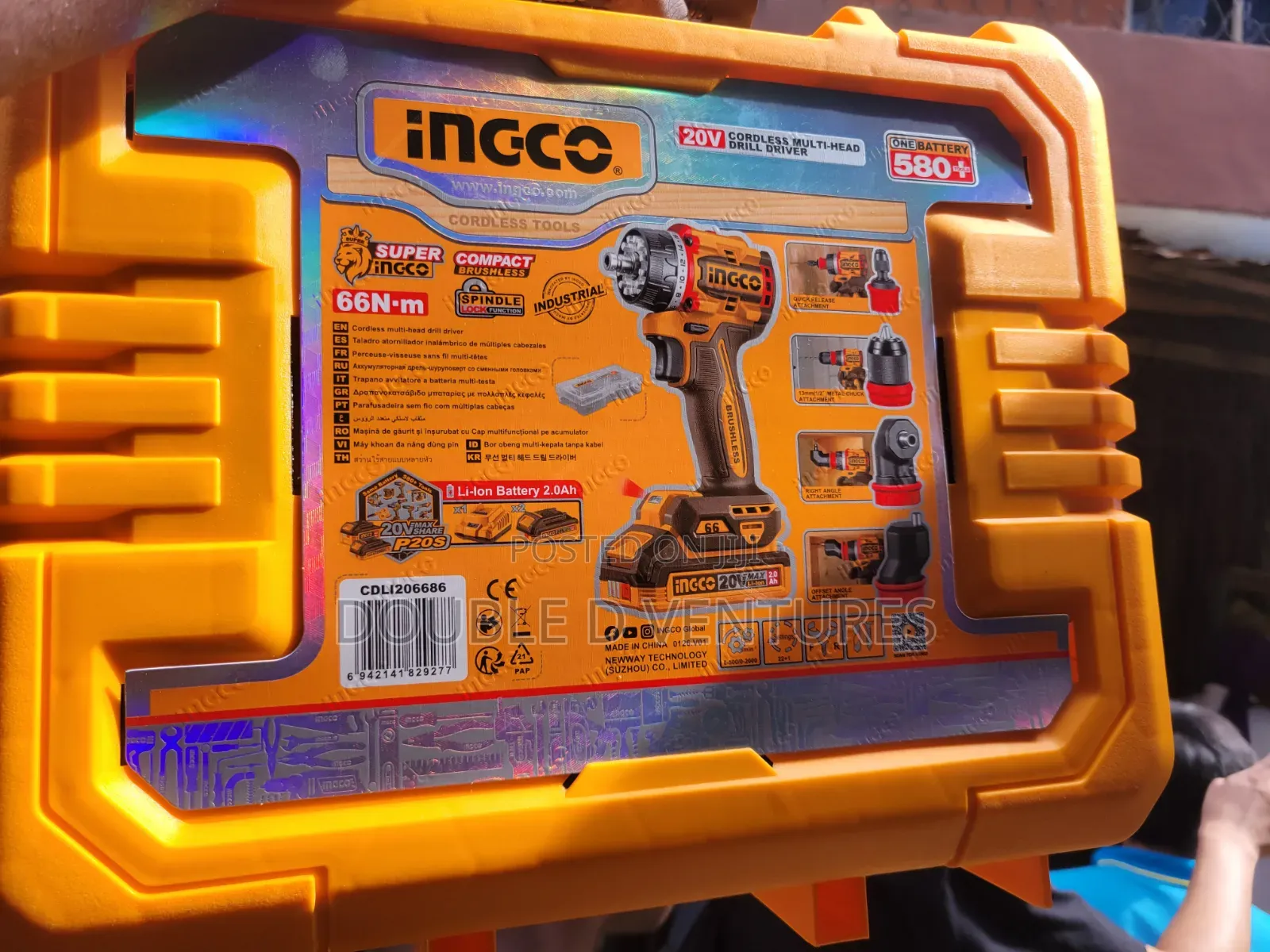 20v Cordlessmulti Head Drill Driver
