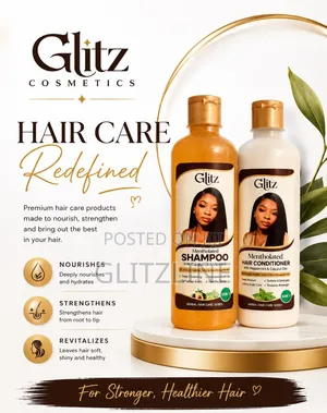 Glitz Mentholated Shampoo and Conditioner