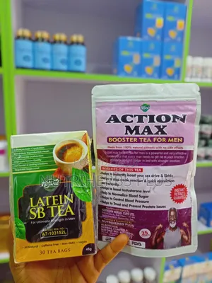 Latein SB Tea and Action Max Booster Tea (It Stops Quick Ejaculation)