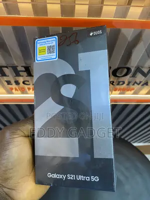 New Samsung Galaxy S21 Ultra 5G 256 GB Silver