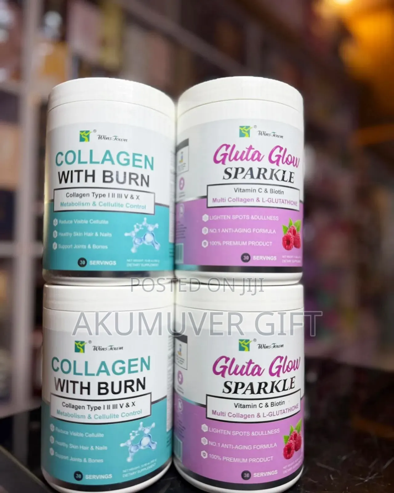Collagen and Glutathione Supplements