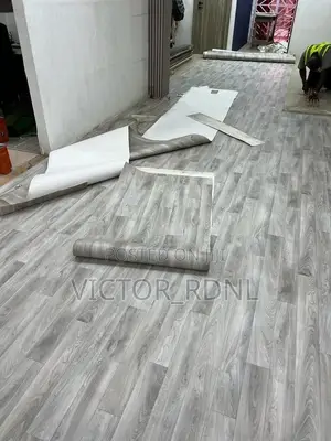 Grey Vinyl Thick Carpet in Bulk