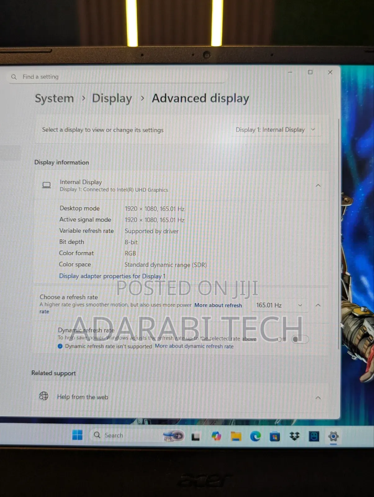Laptop Acer Nitro 5 16GB Intel Core i7 SSD 512GB