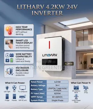 Litharv 4.2kwh Hybrid Inverter