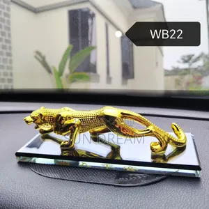 Design Your Car With Golden Leopard Car Accessories Home Decoration