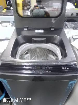 Sharp Automatic Top Load Washing Machine 12KG Dark Silver Colour