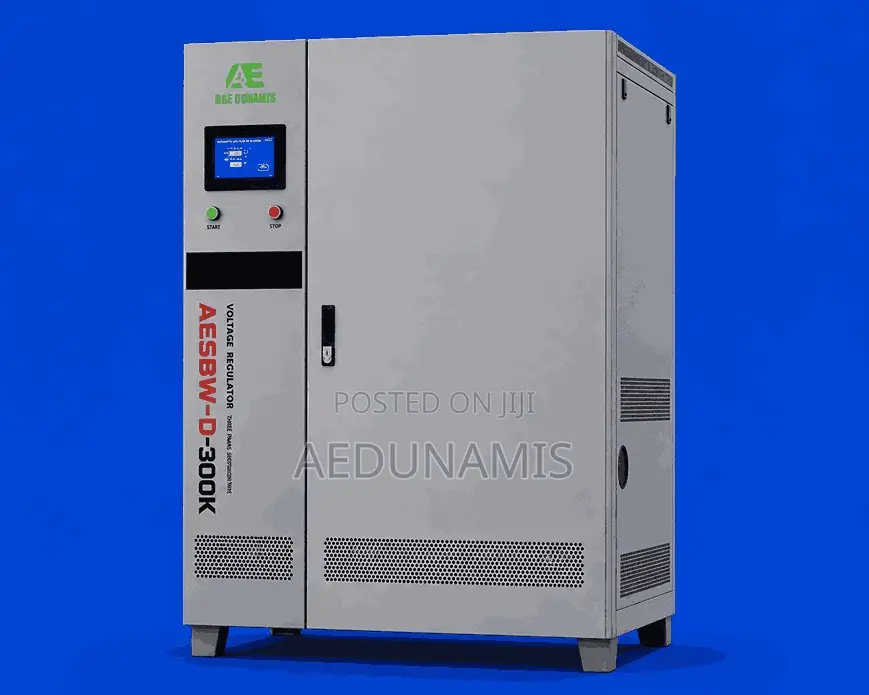 A E Dunamis 300KVA 3 Phase Servo Voltage Stabilizer(304V-456v)