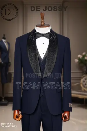 Marcos Lorenzo Designer Ceremonial Suit With Palazzo Trousers