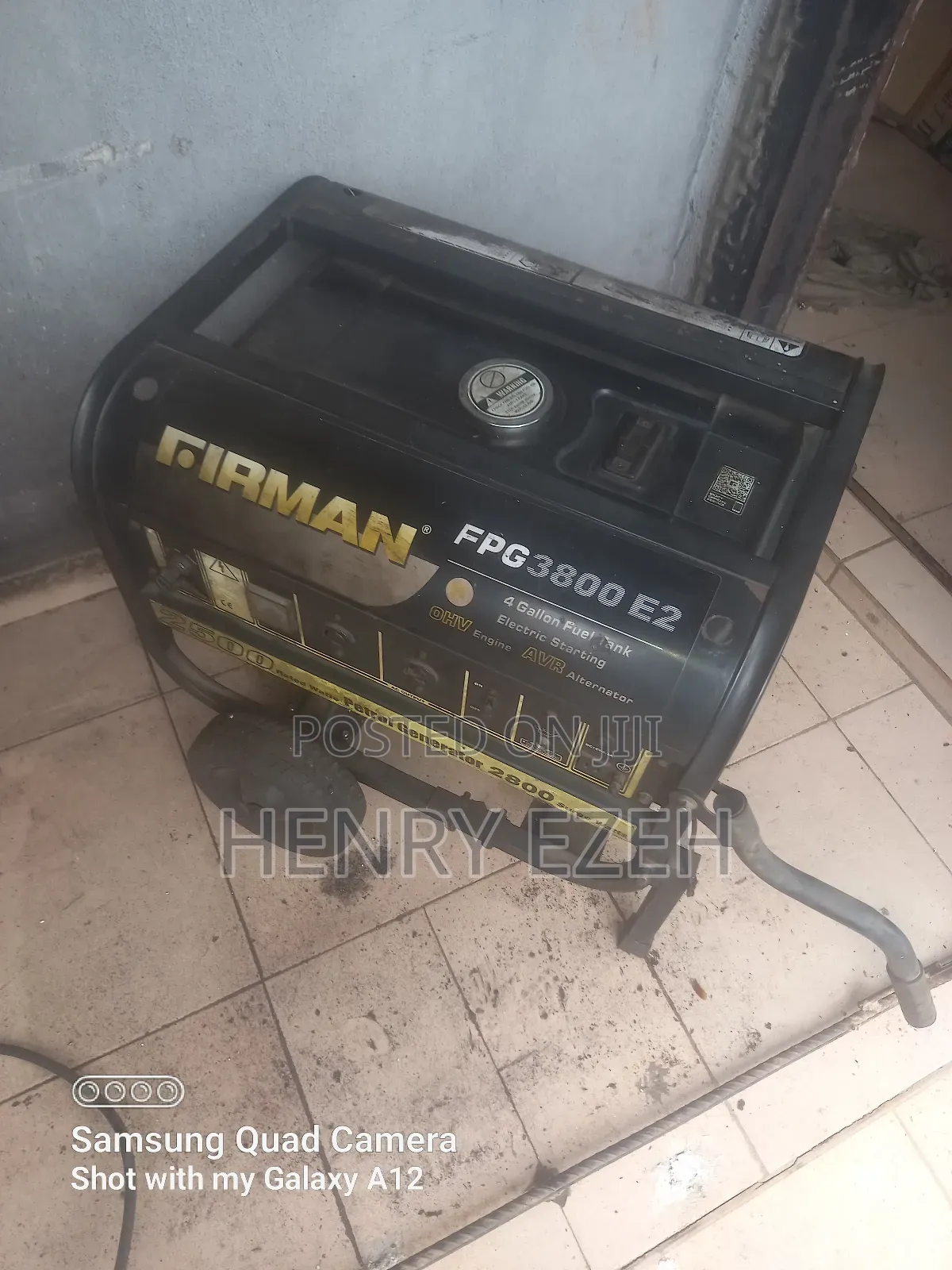 Firman 2.5kva Generator
